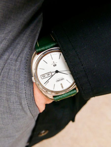 Vintage Grand Seiko and King Seiko collection showing value and craftsmanship
